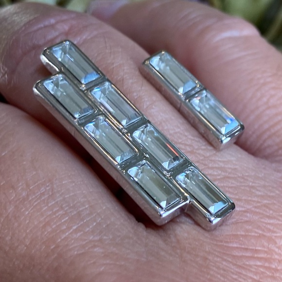 Atelier Swarovski fluid Azzurro open ring - Picture 6 of 12